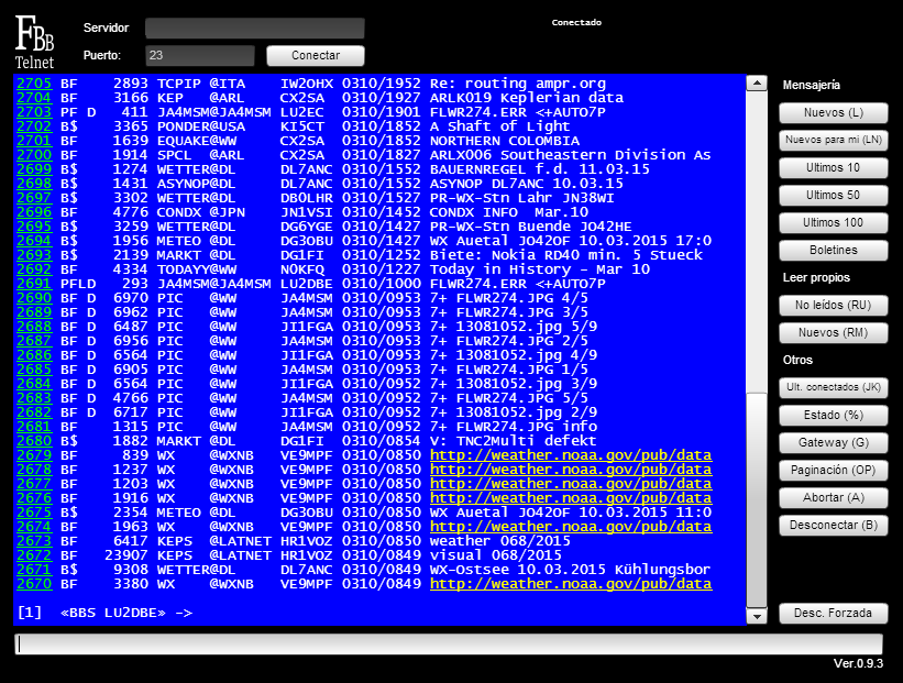 Download web tool or web app FBBTelnet Download web tool or web app FBBTelnet