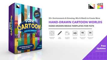 Free download FCPX Cartoon Environment - Hand-Drawn Cartoon Environments for Final Cut Pro X - Pixel Film Studios video and edit with RedcoolMedia movie maker MovieStudio video editor online and AudioStudio audio editor onlin
