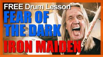 Free download ★ Fear Of The Dark (Iron Maiden) ★ FREE Video Drum Lesson | How To Play SONG (Nicko McBrain) video and edit with RedcoolMedia movie maker MovieStudio video editor online and AudioStudio audio editor onlin