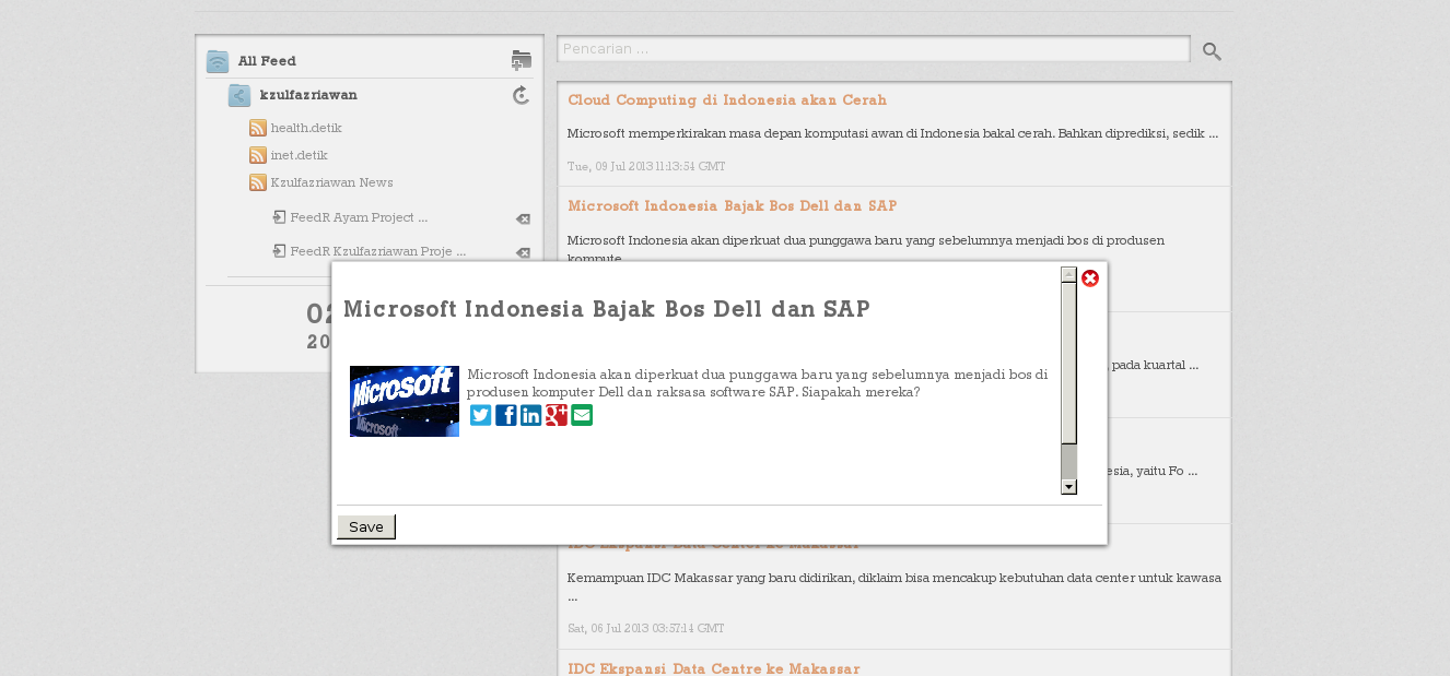 Download web tool or web app FeedR (Feed Reader) Download web tool or web app FeedR (Feed Reader)