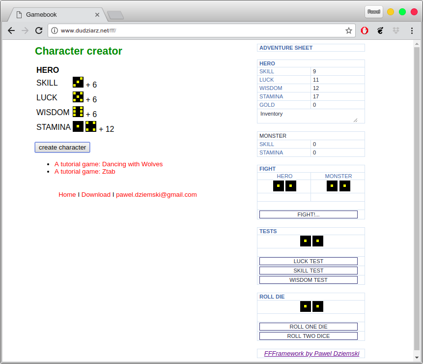 Download web tool or web app Fighting Fantasy Framework Download web tool or web app Fighting Fantasy Framework