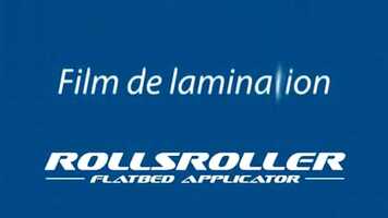Free download Film de lamination (fr) - ROLLSROLLER Flatbed Applicator video and edit with RedcoolMedia movie maker MovieStudio video editor online and AudioStudio audio editor onlin
