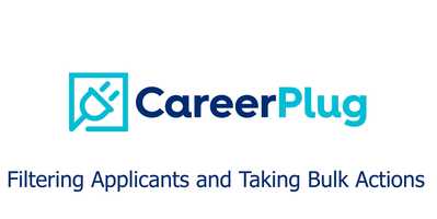 Free download Filtering Applicants and Taking Bulk Actions video and edit with RedcoolMedia movie maker MovieStudio video editor online and AudioStudio audio editor onlin