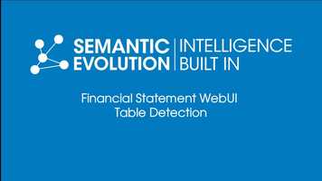 Free download Financial Statement WebUI Table Detection video and edit with RedcoolMedia movie maker MovieStudio video editor online and AudioStudio audio editor onlin