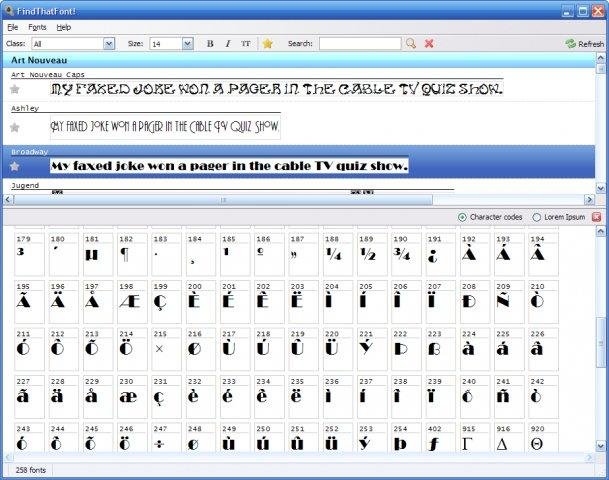 Download web tool or web app FindThatFont!