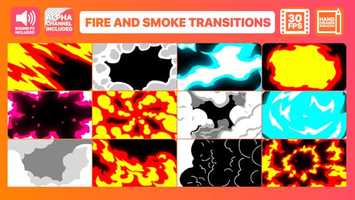 Free download Fire And Smoke Transitions | After Effects Project Files - Videohive template video and edit with RedcoolMedia movie maker MovieStudio video editor online and AudioStudio audio editor onlin