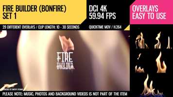 Free download Fire Builder (Bonfire 4K Set 1) video and edit with RedcoolMedia movie maker MovieStudio video editor online and AudioStudio audio editor onlin