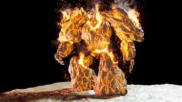 Free download Fire Golem, Walk Cycle Test video and edit with RedcoolMedia movie maker MovieStudio video editor online and AudioStudio audio editor onlin