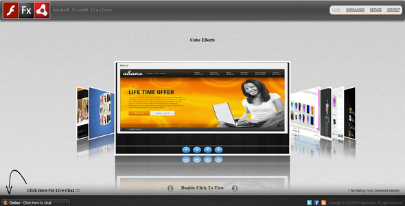 Download web tool or web app Flex TravelAgency