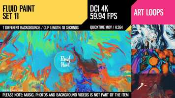 Free download Fluid Paint (Set 11) video and edit with RedcoolMedia movie maker MovieStudio video editor online and AudioStudio audio editor onlin