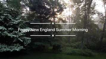 Free download Foggy New England Summer Morning - DJI Mini 2 Movie video and edit with RedcoolMedia movie maker MovieStudio video editor online and AudioStudio audio editor onlin