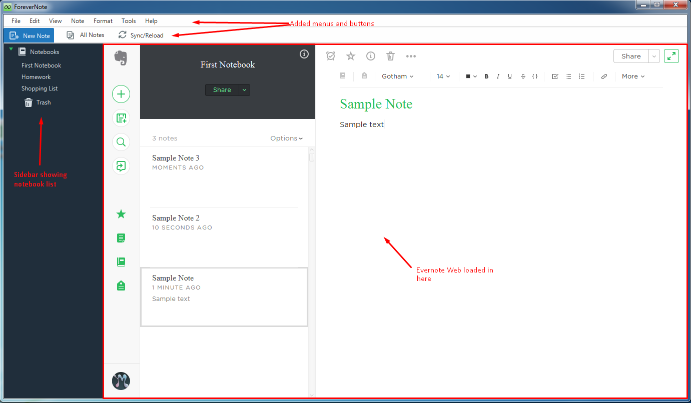 Download web tool or web app ForeverNote Download web tool or web app ForeverNote
