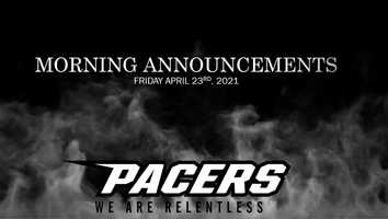 Free download Friday April 23rd, 2021 Morning Announcements video and edit with RedcoolMedia movie maker MovieStudio video editor online and AudioStudio audio editor onlin