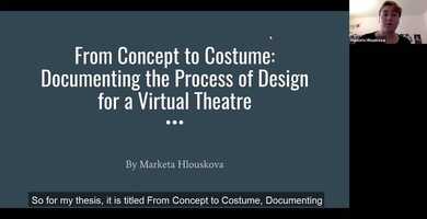 Free download From Concept to Costume: Documenting the Process of Design for a Virtual Theatre by Marketa Hlouskova video and edit with RedcoolMedia movie maker MovieStudio video editor online and AudioStudio audio editor onlin