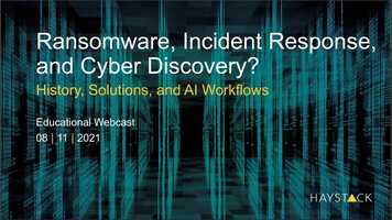 Free download From Ransomware to Cyber Discovery: History, Solutions, and AI Workflows video and edit with RedcoolMedia movie maker MovieStudio video editor online and AudioStudio audio editor onlin