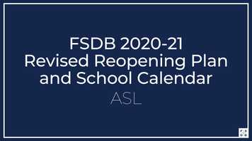 Free download FSDB 2020-21 Revised Opening Plan and School Calendar video and edit with RedcoolMedia movie maker MovieStudio video editor online and AudioStudio audio editor onlin