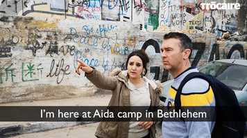 Free download GAA legend Oisin McConville visits refugee camp in Bethlehem video and edit with RedcoolMedia movie maker MovieStudio video editor online and AudioStudio audio editor onlin