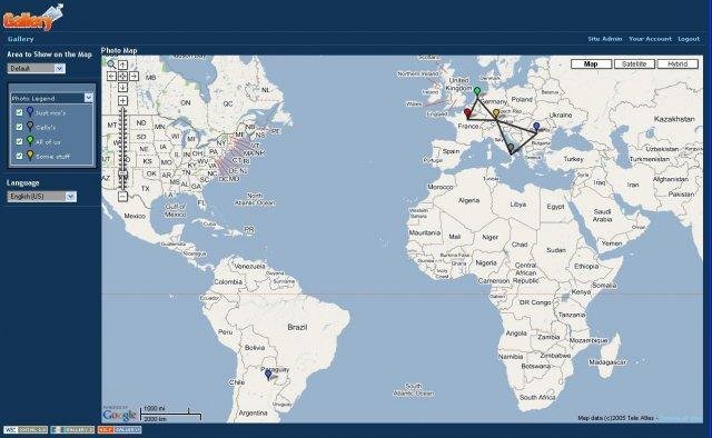 Download web tool or web app Gallery 2 Google Map Integration