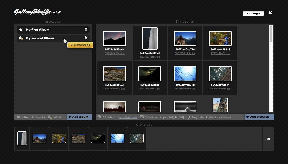 Download web tool or web app GalleryShuffle Download web tool or web app GalleryShuffle