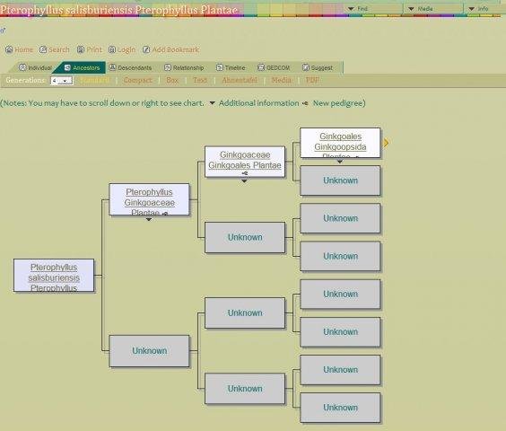 Download web tool or web app Genealogy of Life