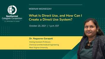 Free download Geothermal Collegiate Competition Webinar Wednesday: What is Direct Use, and How Do I Create a Direct Use System? video and edit with RedcoolMedia movie maker MovieStudio video editor online and AudioStudio audio editor onlin