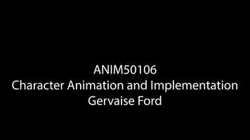 Free download Gervaise Ford Character Animation and Implimentation Showreel video and edit with RedcoolMedia movie maker MovieStudio video editor online and AudioStudio audio editor onlin