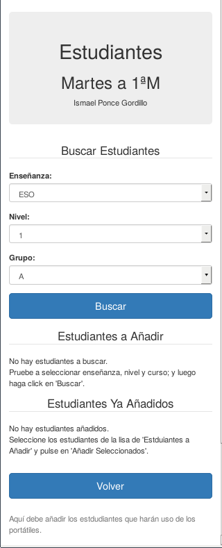 Download web tool or web app Gestión de Carros de Portátiles