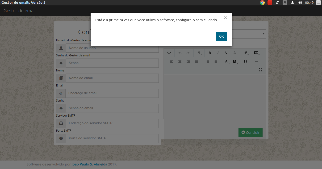 Download web tool or web app Gestor de email escolar Download web tool or web app Gestor de email escolar