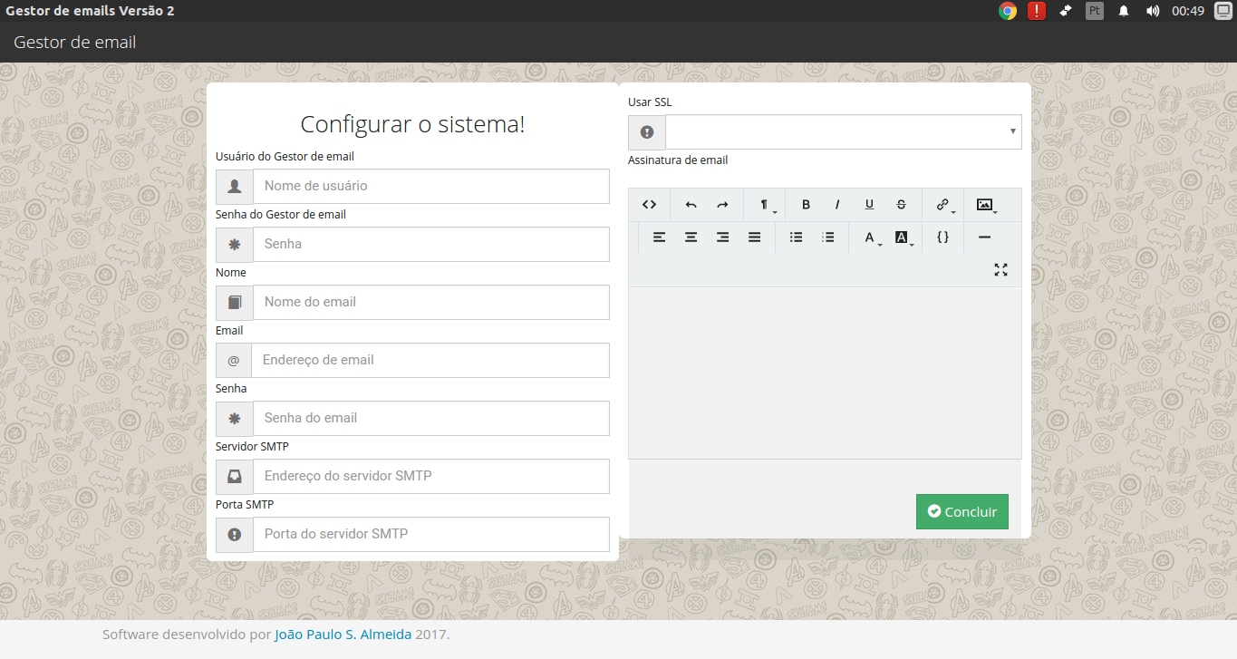 Download web tool or web app Gestor de email escolar Download web tool or web app Gestor de email escolar