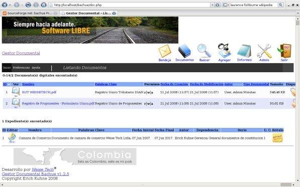 Download web tool or web app Gestor Documental Bachue  