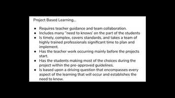 Free download Getting Started with Project-Based Learning video and edit with RedcoolMedia movie maker MovieStudio video editor online and AudioStudio audio editor onlin