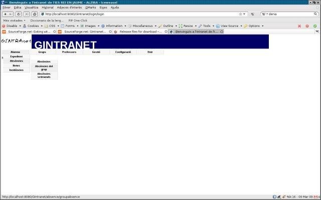 Download web tool or web app GIntranet