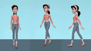 Free download Girl Walk Front, One third and Side video and edit with RedcoolMedia movie maker MovieStudio video editor online and AudioStudio audio editor onlin