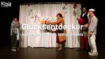 Free download GLCKSENTDECKER Teaser | KOMIKTHEATER video and edit with RedcoolMedia movie maker MovieStudio video editor online and AudioStudio audio editor onlin