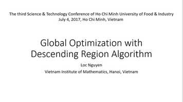 Free download Global Optimization with Descending Region Algorithm video and edit with RedcoolMedia movie maker MovieStudio video editor online and AudioStudio audio editor onlin