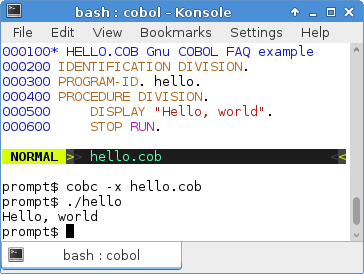 Download web tool or web app GnuCOBOL (formerly OpenCOBOL) Download web tool or web app GnuCOBOL (formerly OpenCOBOL)