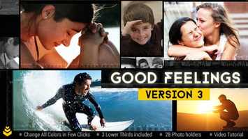 Free download Good Feelings v3 | After Effects Project Files - Videohive template video and edit with RedcoolMedia movie maker MovieStudio video editor online and AudioStudio audio editor onlin