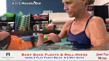 Free download GRADE 2:  BABY BACK FLOAT  ROLL-OVERS Using 2 Flat Float Belts  2 Wetsuits video and edit with RedcoolMedia movie maker MovieStudio video editor online and AudioStudio audio editor onlin
