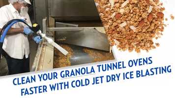 Free download Granola tunnel oven cleaning with Cold Jets Dry Ice Blasting video and edit with RedcoolMedia movie maker MovieStudio video editor online and AudioStudio audio editor onlin