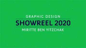 Free download Graphic design showreel 2020 - Miritte Ben Yitzchak video and edit with RedcoolMedia movie maker MovieStudio video editor online and AudioStudio audio editor onlin