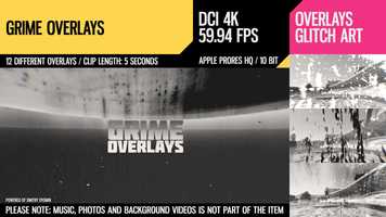 Free download Grime Overlays video and edit with RedcoolMedia movie maker MovieStudio video editor online and AudioStudio audio editor onlin