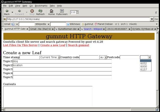 Download web tool or web app gumnut