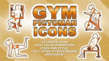 Free download Gym Pictoman Icons | After Effects Project Files - Videohive template video and edit with RedcoolMedia movie maker MovieStudio video editor online and AudioStudio audio editor onlin