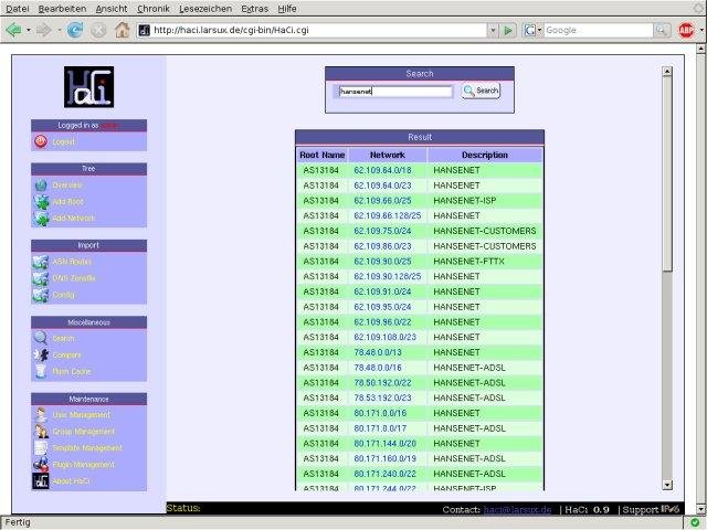 Download web tool or web app HaCi - IP Address Administration Download web tool or web app HaCi - IP Address Administration