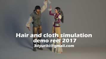 Free download Hair and Cloth Simulation Demoreel, Yurii Lebediev, 2017 video and edit with RedcoolMedia movie maker MovieStudio video editor online and AudioStudio audio editor onlin