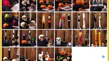 Free download Halloween series handmade candles, add more fun to your holiday video and edit with RedcoolMedia movie maker MovieStudio video editor online and AudioStudio audio editor onlin