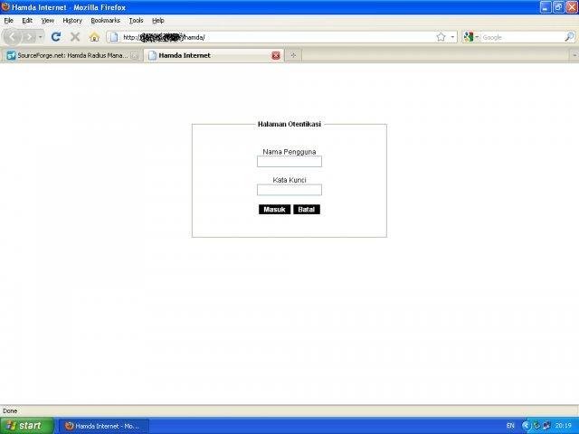 Download web tool or web app Hamda Radius Manager
