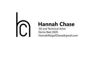 Free download Hannah Chase: 2020 Demo Reel video and edit with RedcoolMedia movie maker MovieStudio video editor online and AudioStudio audio editor onlin