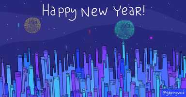 Free download Happy New Year from Gapingvoid video and edit with RedcoolMedia MovieStudio video editor online and AudioStudio audio editor onlin