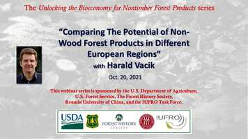 Free download Harald Vacik - Comparing The Potential of Non-Wood Forest Products in Different European Regions video and edit with RedcoolMedia movie maker MovieStudio video editor online and AudioStudio audio editor onlin